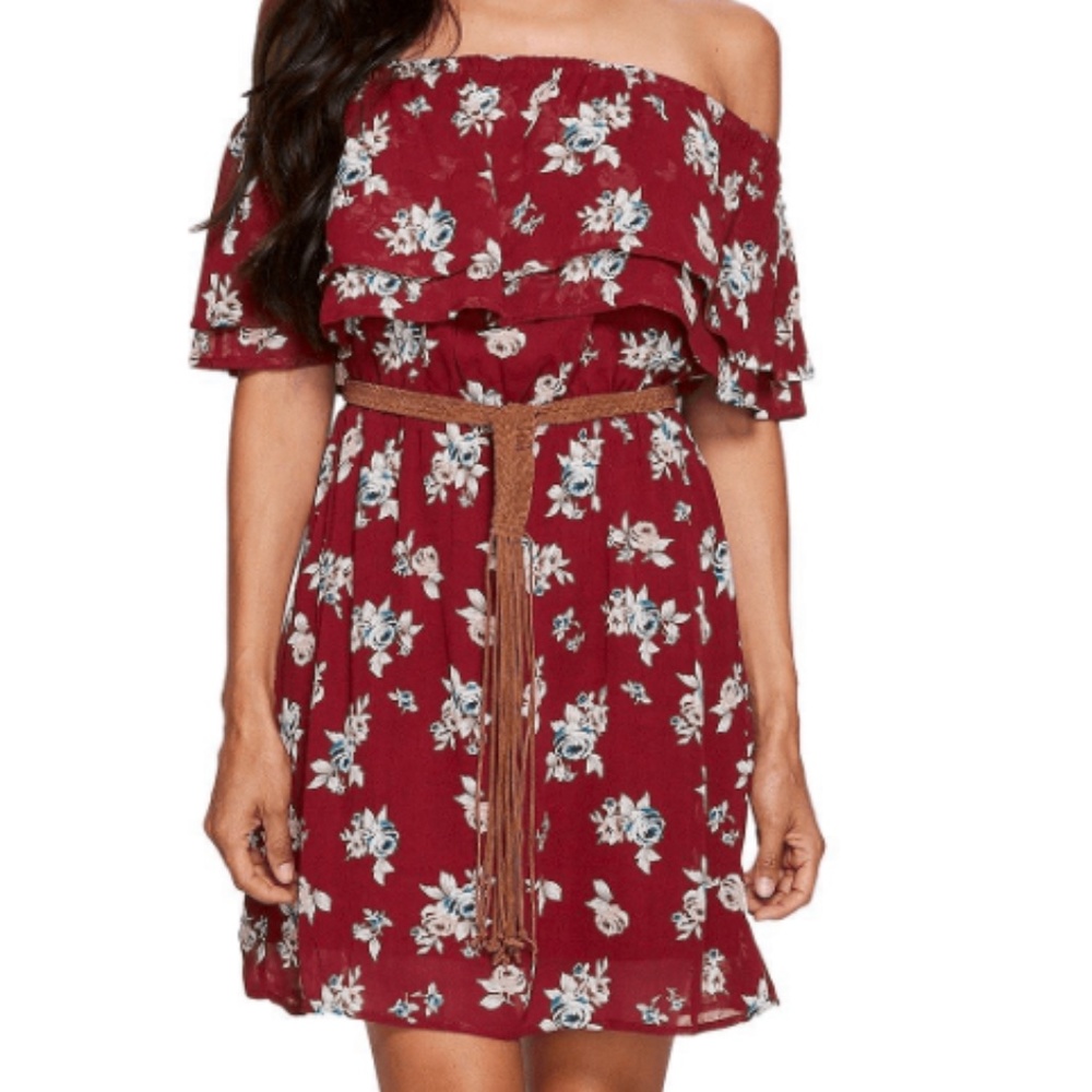 🌼SANCTUARY Skylar Off Shoulder Dress NWT, L - Picture 7 of 8